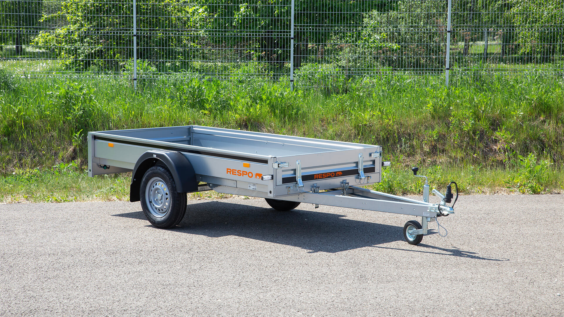 Släpvagnar 2.65x1.25m PLH med Stödhjul